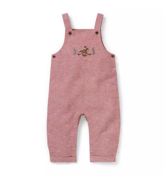 Baby Cowboy Linen-Cotton Overall