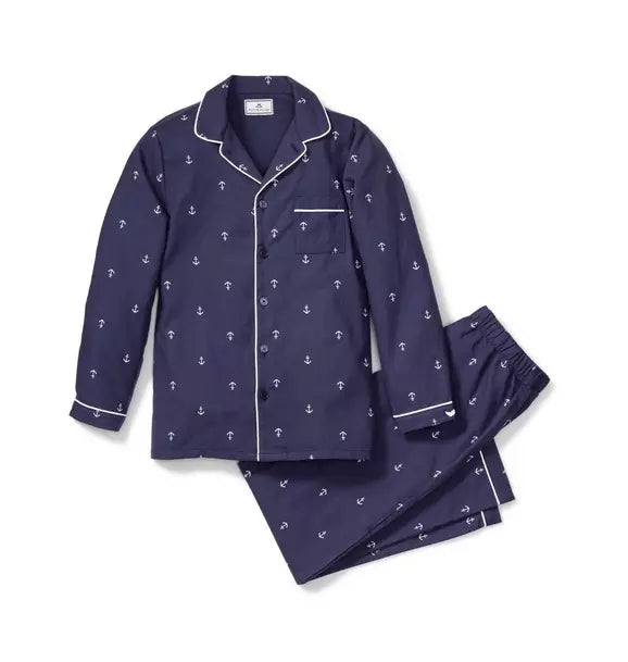 Kid's Pajama Set in Portsmouth Anchors