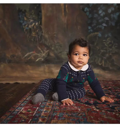 The Holiday Matching Baby Sweater Set