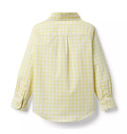 Gingham Poplin Shirt