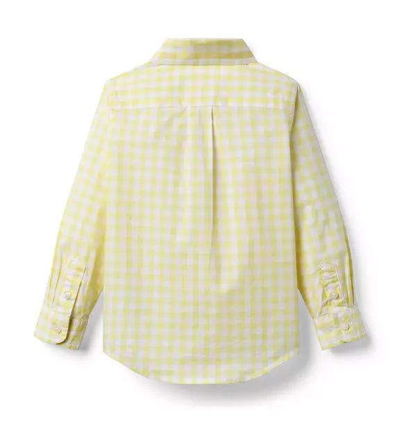 Gingham Poplin Shirt