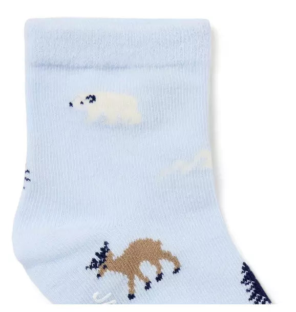 Baby Woodland Friends Sock