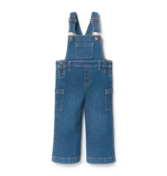 Denim Overall In Medium Wash