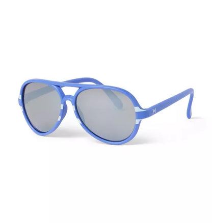 Stripe Aviator Sunglasses