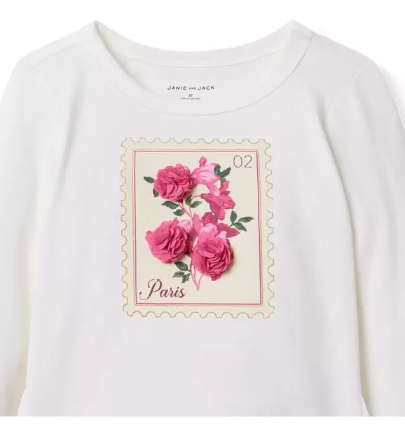 Paris Flower Tee