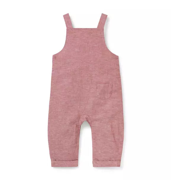 Baby Cowboy Linen-Cotton Overall