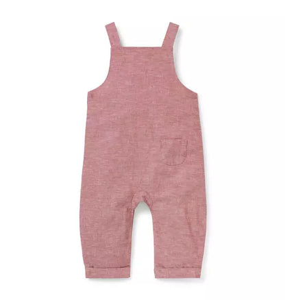 Baby Cowboy Linen-Cotton Overall