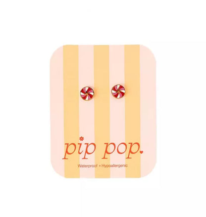 Peppermint Stud Earrings