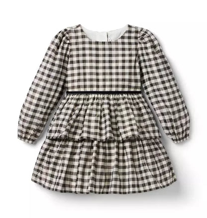 Gingham Shimmer Dress