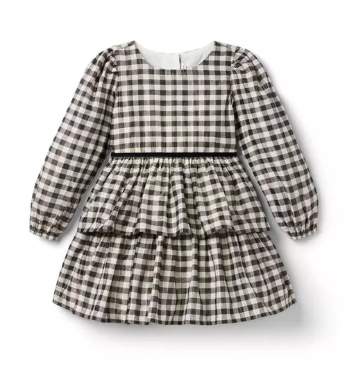 Gingham Shimmer Dress