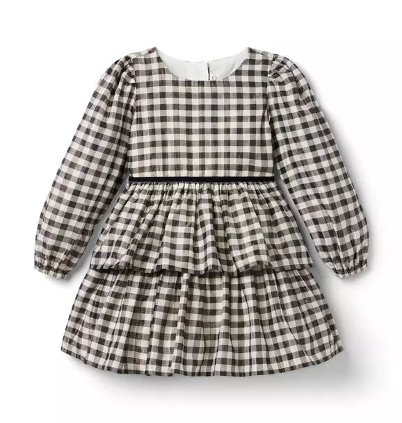 Gingham Shimmer Dress