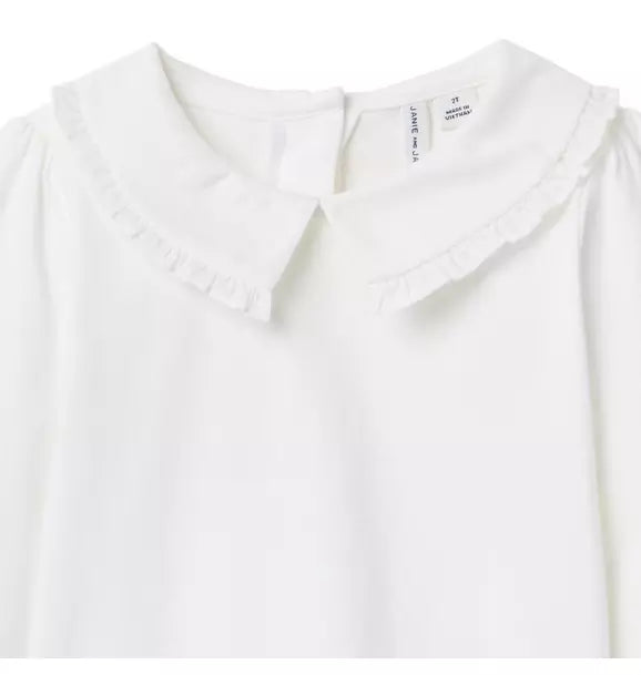 Ruffle Collar Top