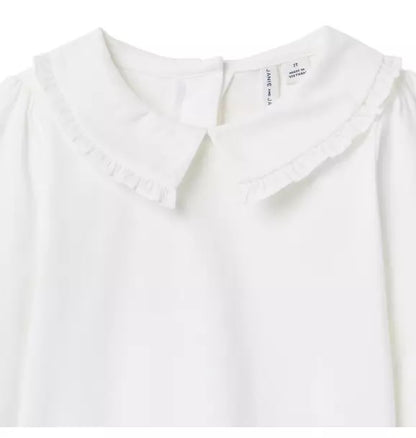 Ruffle Collar Top