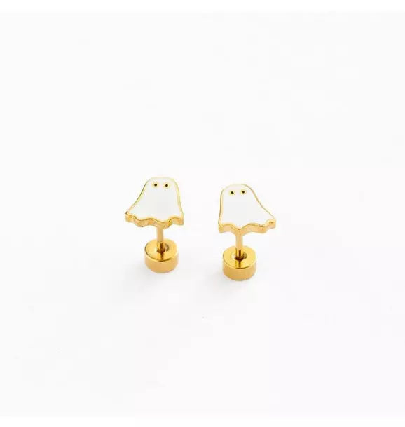Ghost Stud Earrings