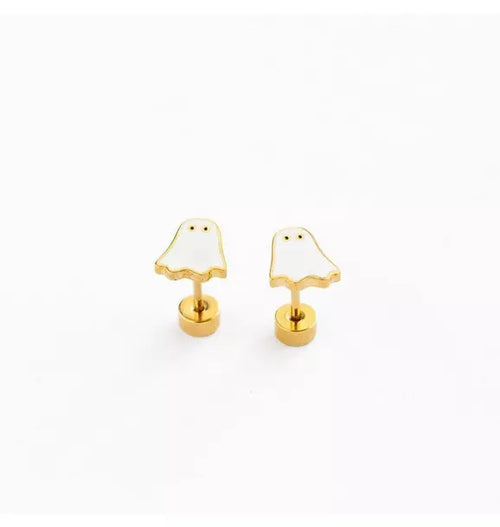 Ghost Stud Earrings