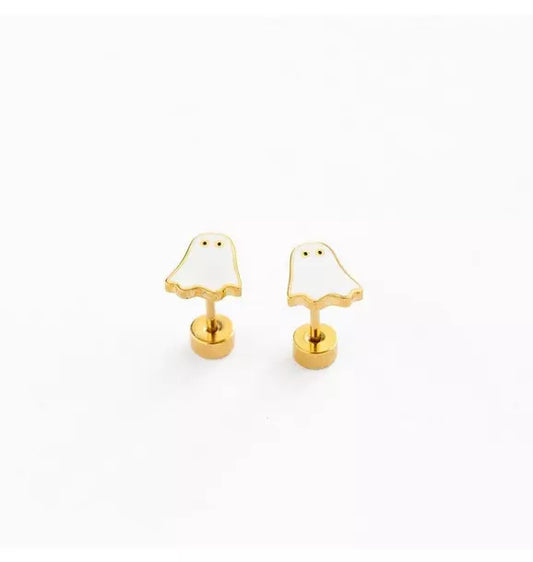 Ghost Stud Earrings