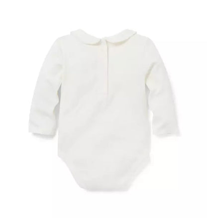 Baby Bow Collared Bodysuit