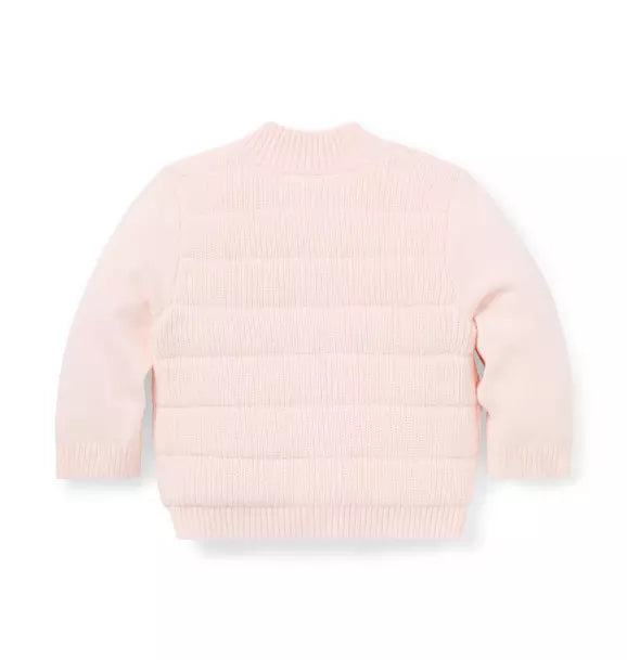 Baby Quilted Sweater Jacket