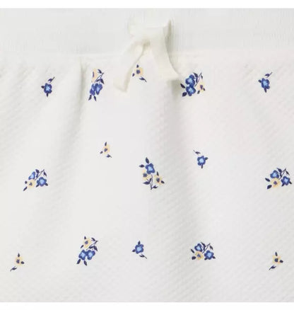 Quilted Floral Skirt