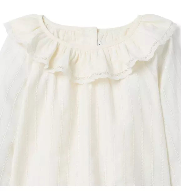 Ruffle Collar Top