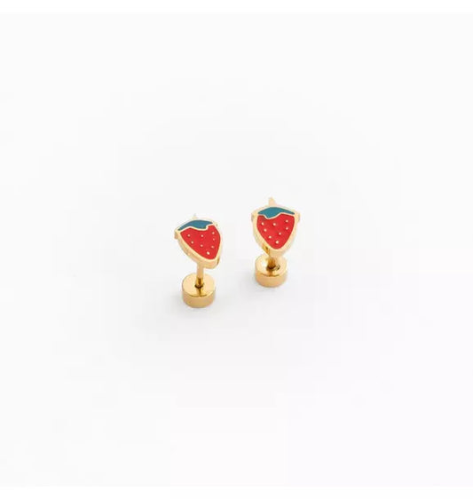 Strawberry Stud Earrings