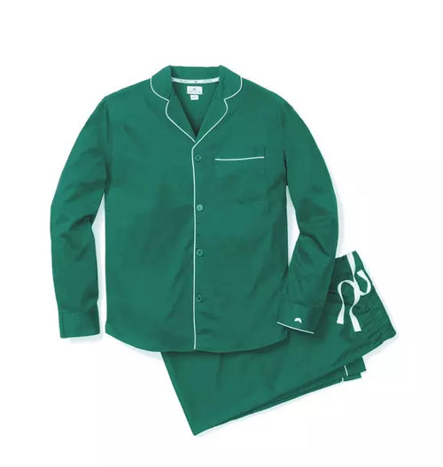 Men's Pajama Set in Green Flannel