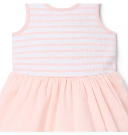 Striped Ruffle Hem Dress
