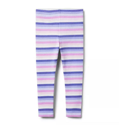 Striped Ribbed Legging