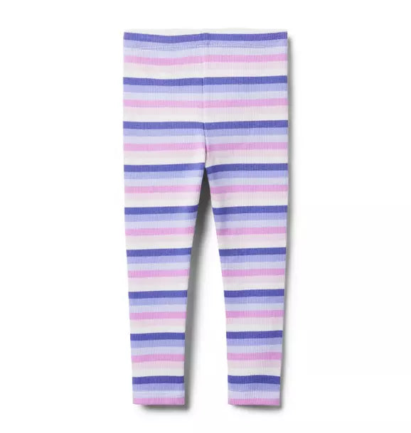 Striped Ribbed Legging