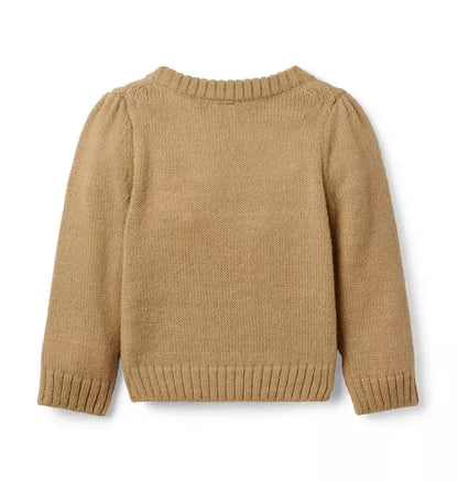 Floral Applique Sweater