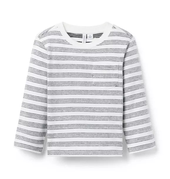 Textured Striped Tee