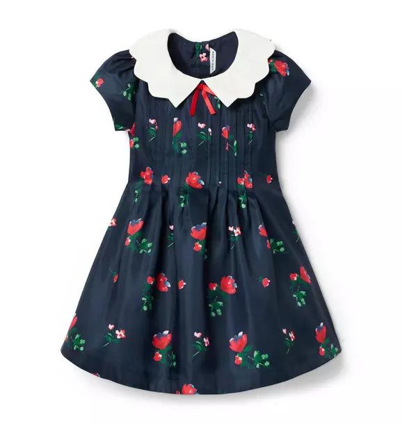 The Pintuck Floral Dress