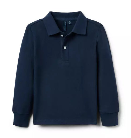 The Long Sleeve Pique Polo