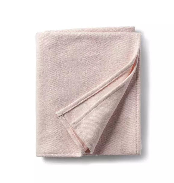 Chevron Rose Baby Blanket