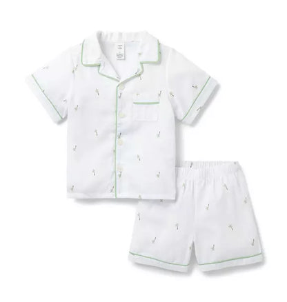 Good Night Classic Short Pajama In Palm
