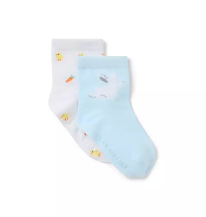 Baby Bunny And Chick Sock 2-Pack