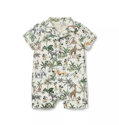 Disney Mickey Mouse Safari Baby Romper