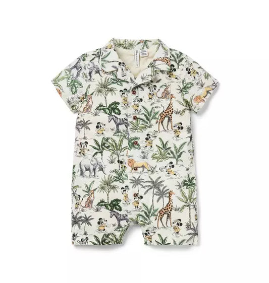 Disney Mickey Mouse Safari Baby Romper