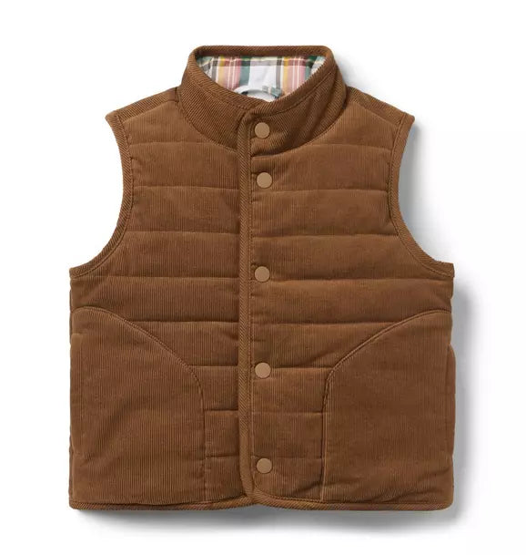The Quilted Corduroy Vest