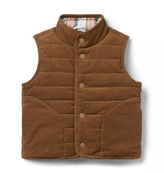 The Quilted Corduroy Vest