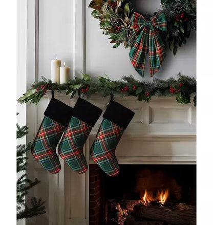 Wreath Bow in Kensington Tartan