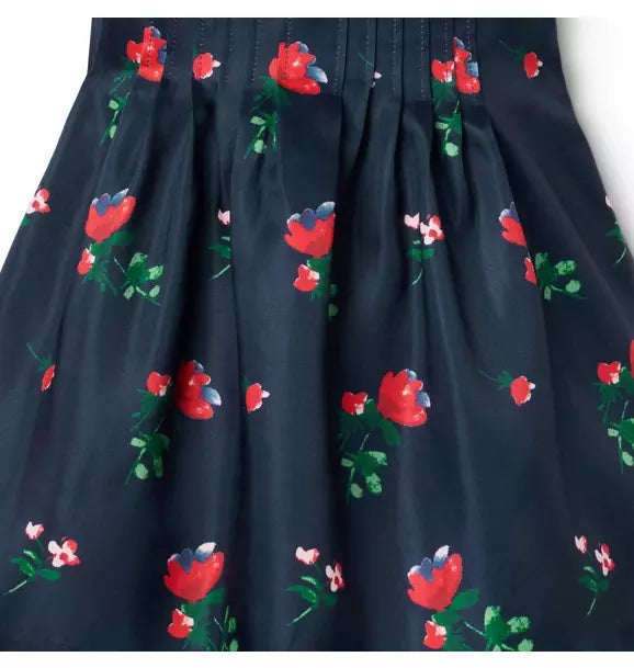 The Pintuck Floral Dress