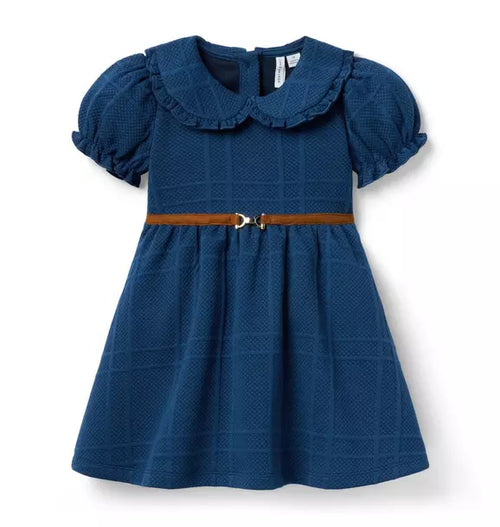 The Quilted Collared Equestrian Dress