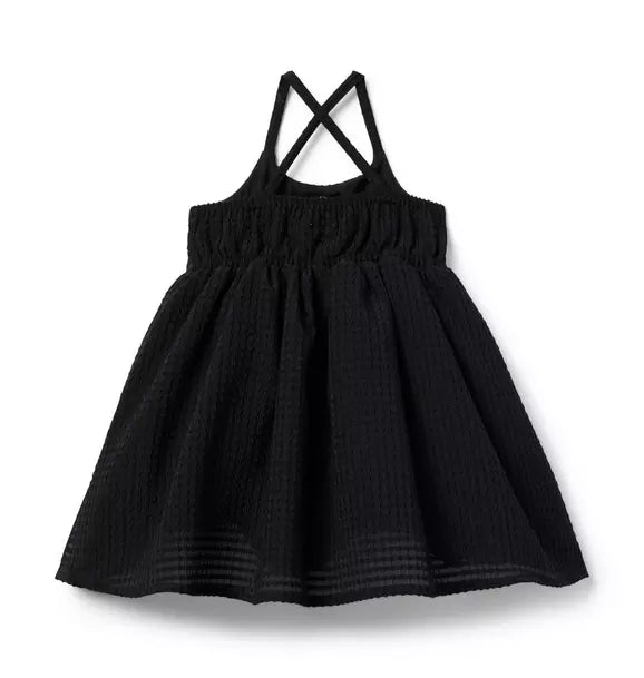 Seersucker Crossback Dress