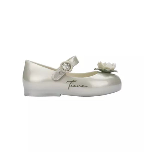 Toddler Sweet Love+Princess Mary Jane Ballet Flat in Metallic White