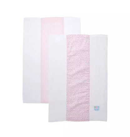 Ballet Floral Set of Two Burp Cloths