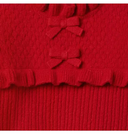Ruffle Bow Sweater