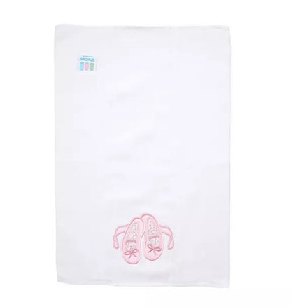 Ballet Applique Burp Cloth