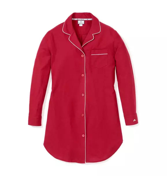 Petite Plume Women's Flannel Nightshirt