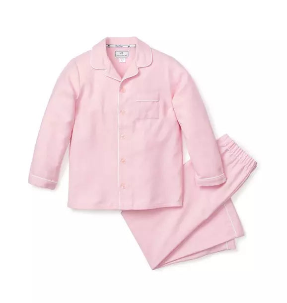 Children's Pajama Set in Pink Flannel